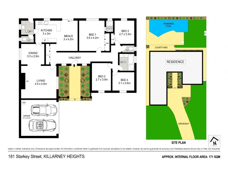 181 Starkey Street, Killarney Heights NSW 2087 Floorplan