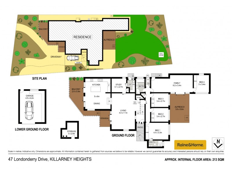 47 Londonderry Drive, Killarney Heights NSW 2087 Floorplan