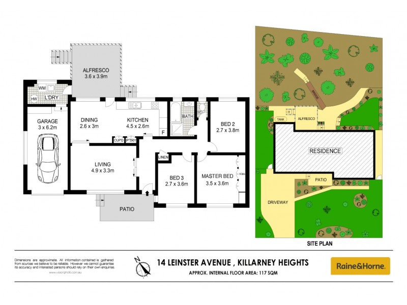 14 Leinster Avenue, Killarney Heights NSW 2087 Floorplan