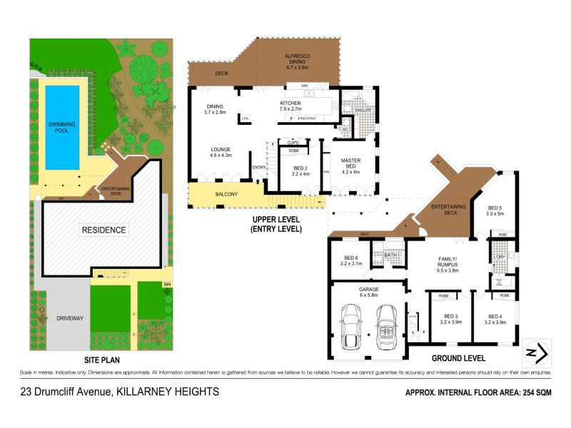 23 Drumcliff Avenue, Killarney Heights NSW 2087 Floorplan