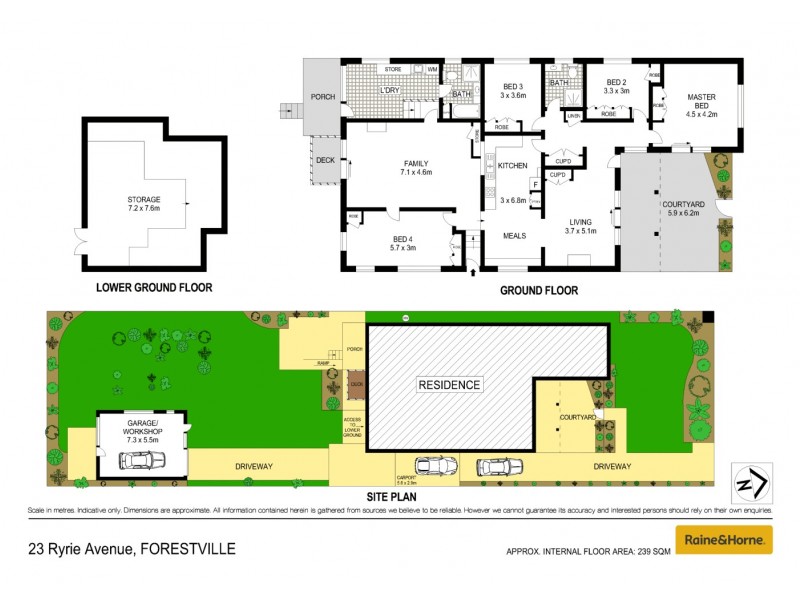 23 Ryrie Avenue, Forestville NSW 2087 Floorplan