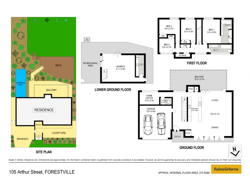 105 Arthur Street, Forestville NSW 2087 Floorplan