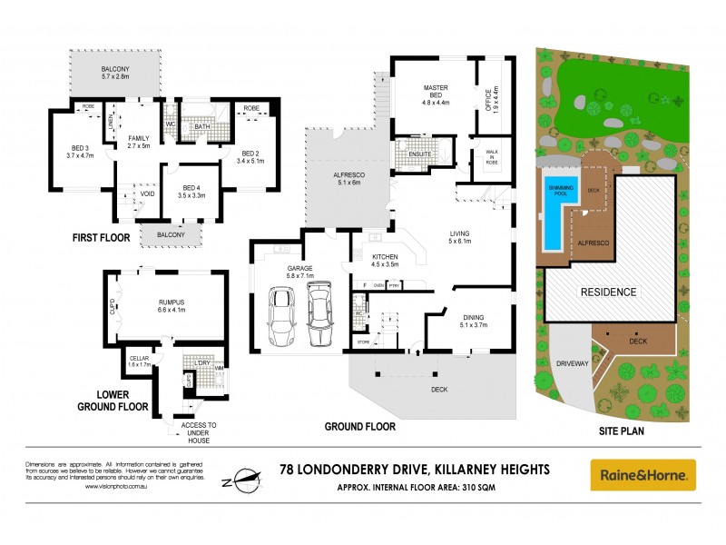 78 Londonderry Drive, Killarney Heights NSW 2087 Floorplan