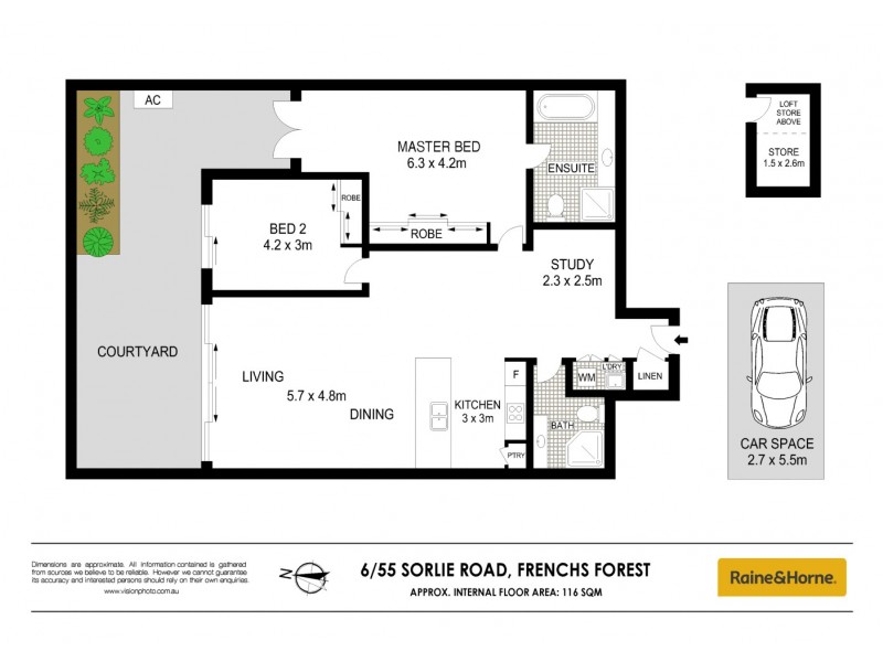 6/55 Sorlie Road, Frenchs Forest NSW 2086 Floorplan