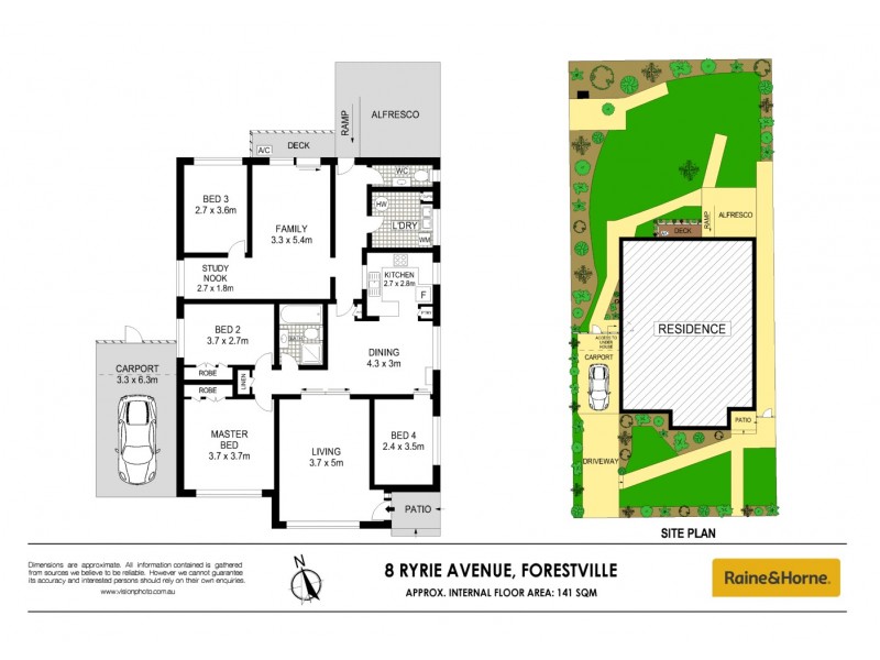 8 Ryrie Avenue, Forestville NSW 2087 Floorplan