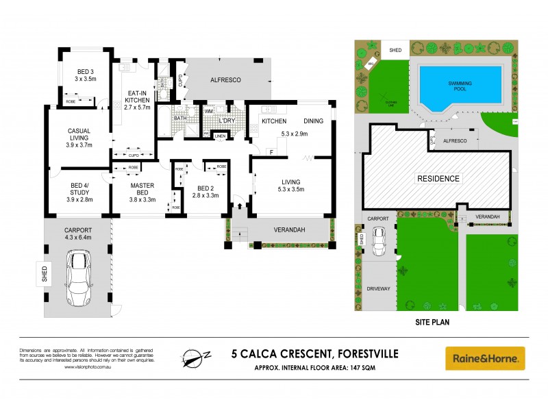 5 Calca Crescent, Forestville NSW 2087 Floorplan
