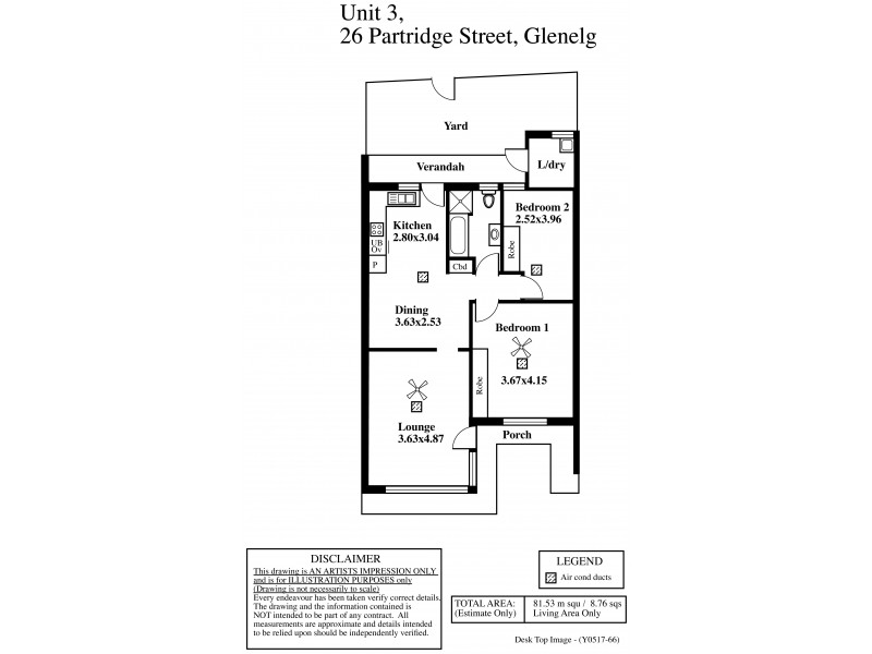 3/26 Partridge Street, Glenelg SA 5045 Floorplan