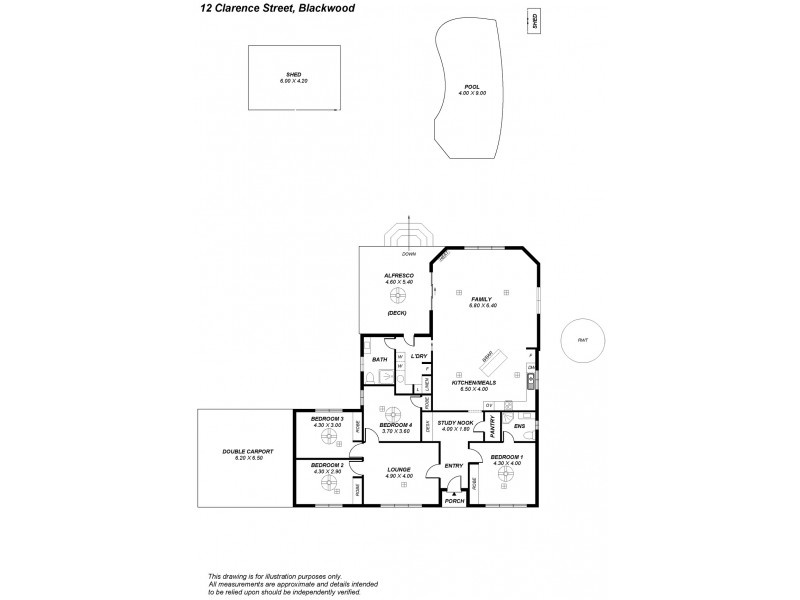 12 Clarence Street, Blackwood SA 5051 Floorplan