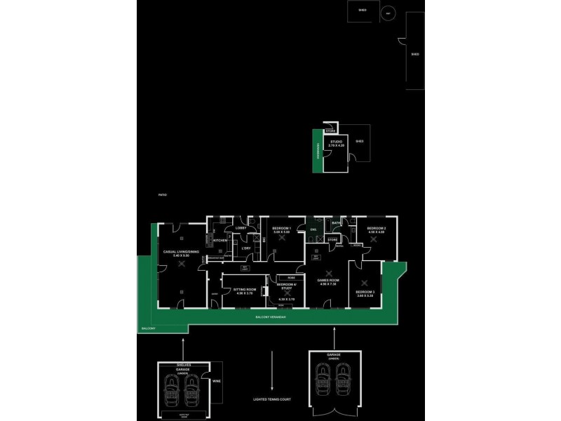 14 Serpentine Road, Belair SA 5052 Floorplan