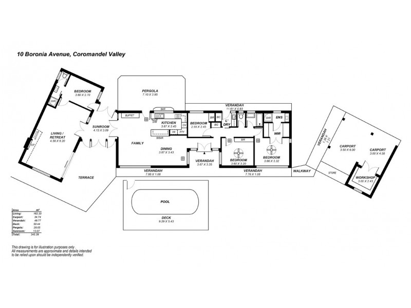 10 Boronia Avenue, Coromandel Valley SA 5051 Floorplan