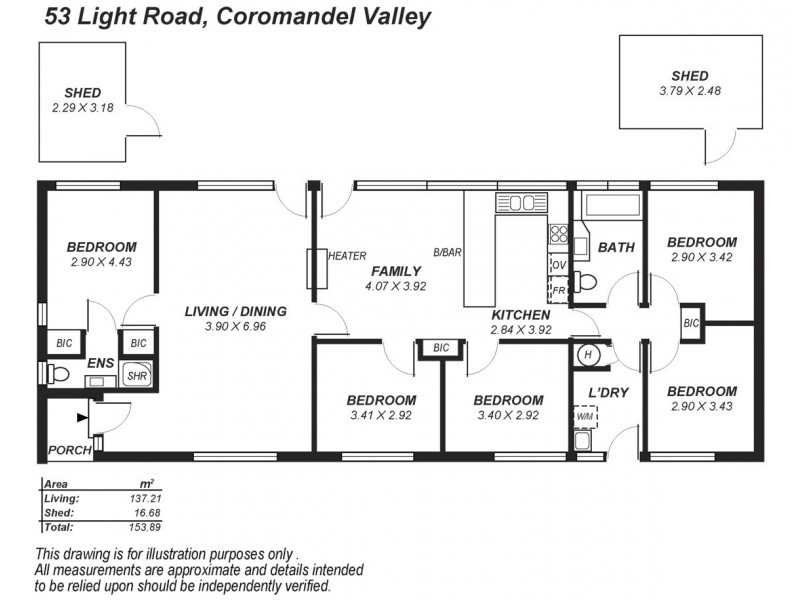 53 Light Road, Coromandel Valley SA 5051 Floorplan