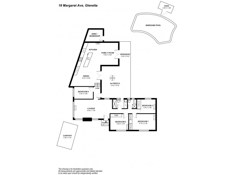 18 Margaret Avenue, Glenalta SA 5052 Floorplan