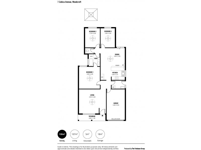 7 Zabica Avenue, Woodcroft SA 5162 Floorplan