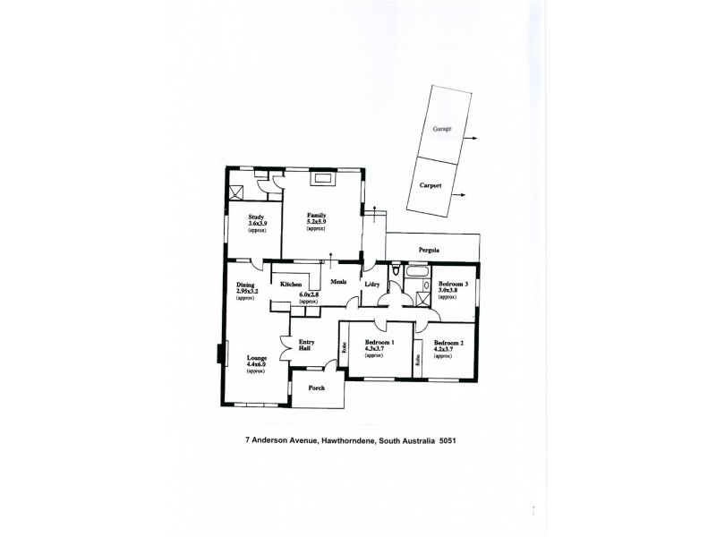 7 Anderson Avenue, Hawthorndene SA 5051 Floorplan