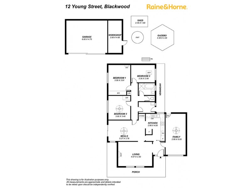 12 Young Street, Blackwood SA 5051 Floorplan