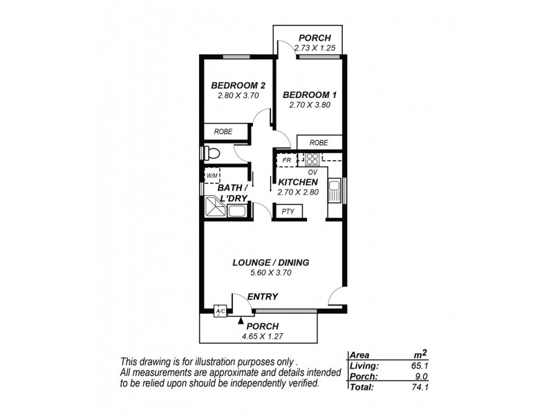 11, 4 Shepherds Hill Road, Bedford Park SA 5042 Floorplan