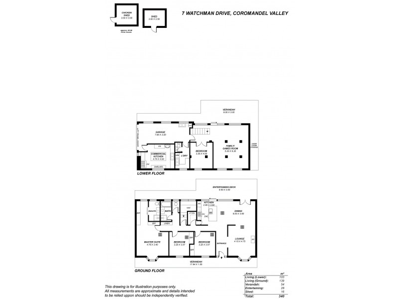7 WATCHMAN DRIVE, Coromandel Valley SA 5051 Floorplan