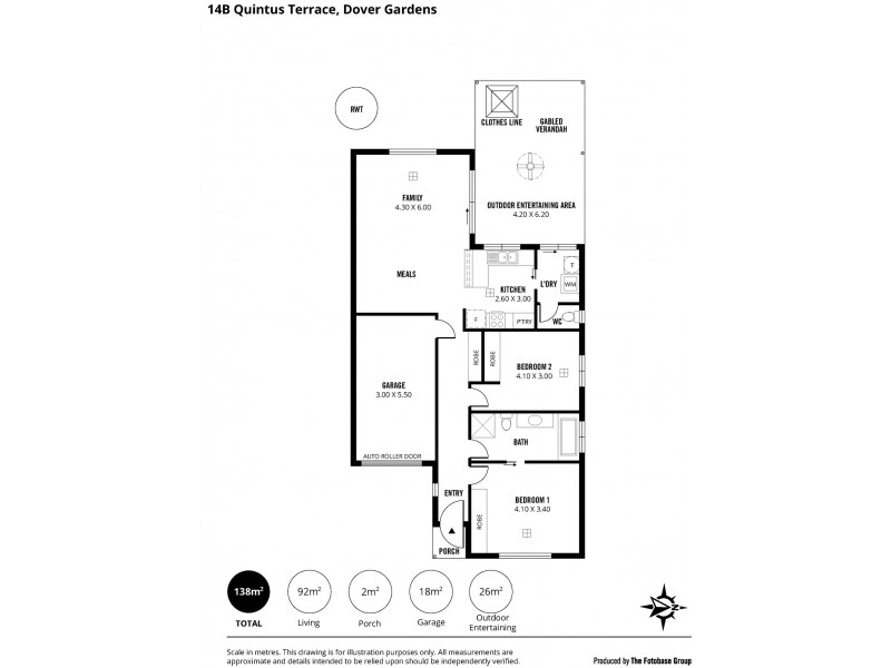 14B QUINTUS TERRACE, Dover Gardens SA 5048 Floorplan