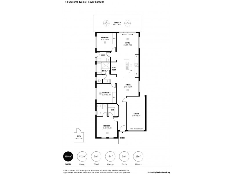 13 SEAFORTH AVENUE, Dover Gardens SA 5048 Floorplan