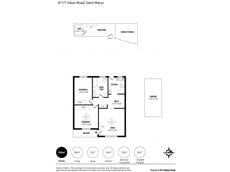 4/171 Daws Road, St Marys SA 5042 Floorplan