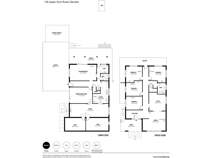 138 Upper Sturt Road, Glenalta SA 5052 Floorplan