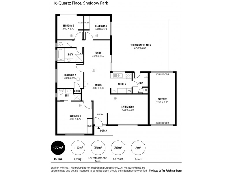 16 Quartz Place, Sheidow Park SA 5158 Floorplan