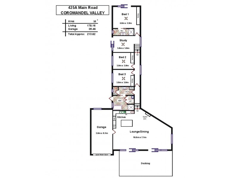 425A Main Road, Coromandel Valley SA 5051 Floorplan