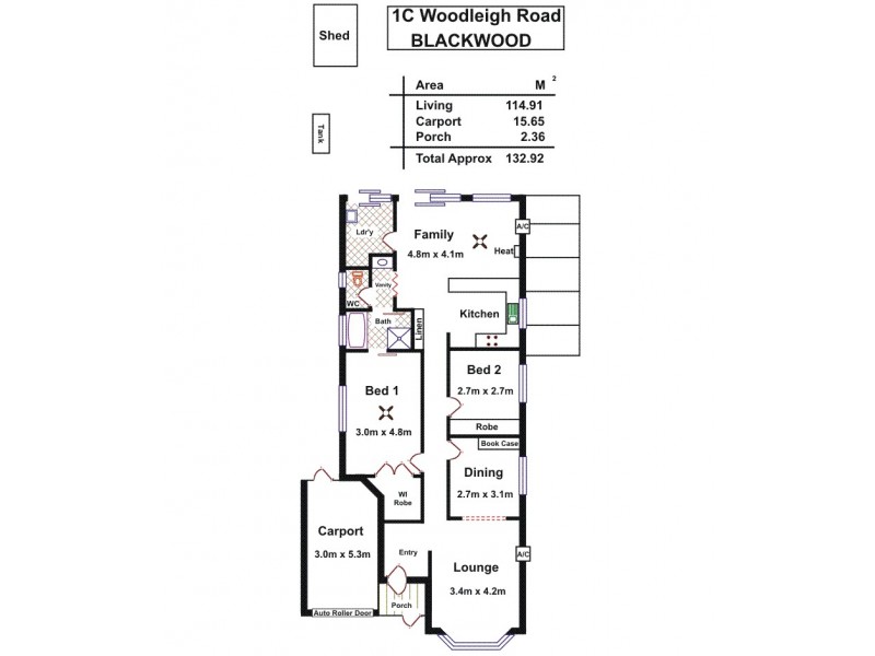 1C Woodleigh Road, Blackwood SA 5051 Floorplan