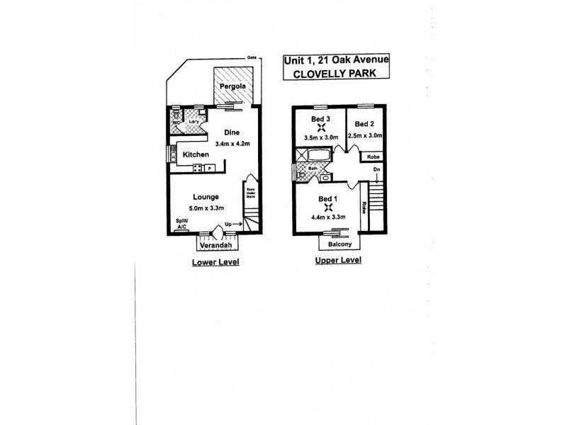 1/21 Oak Avenue, Clovelly Park SA 5042 Floorplan