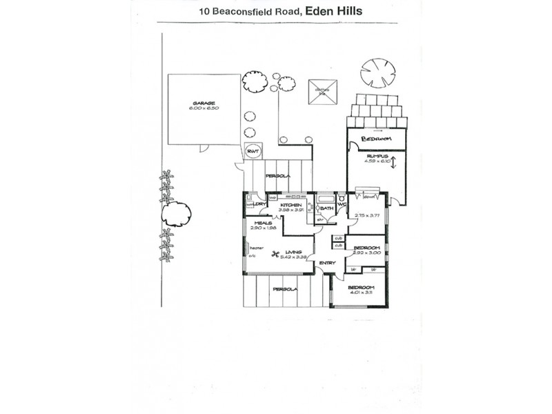 10 Beaconsfield Road, Eden Hills SA 5050 Floorplan
