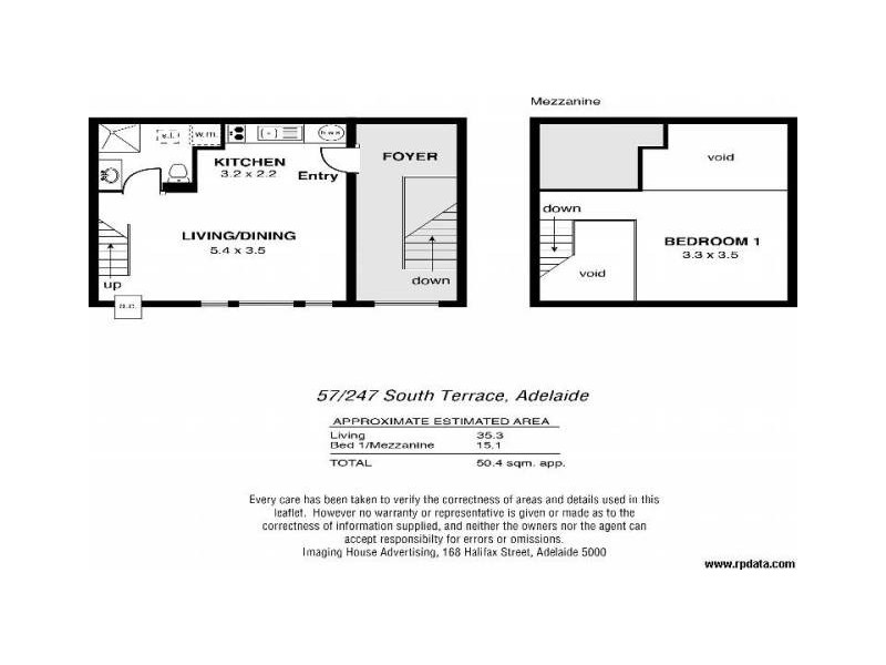 57/274 South Terrace, Adelaide SA 5000 Floorplan