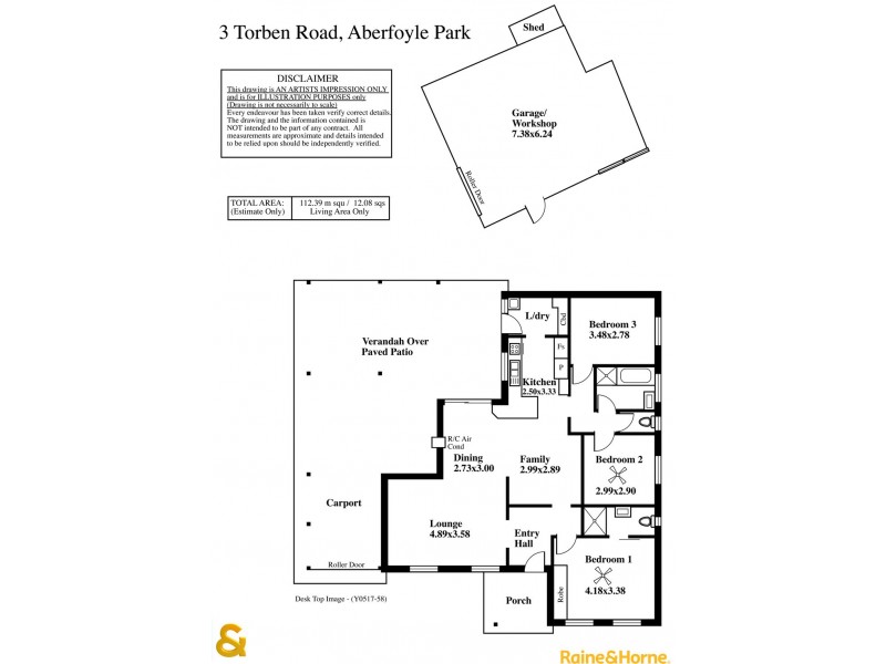 3 Torben Road, Aberfoyle Park SA 5159 Floorplan