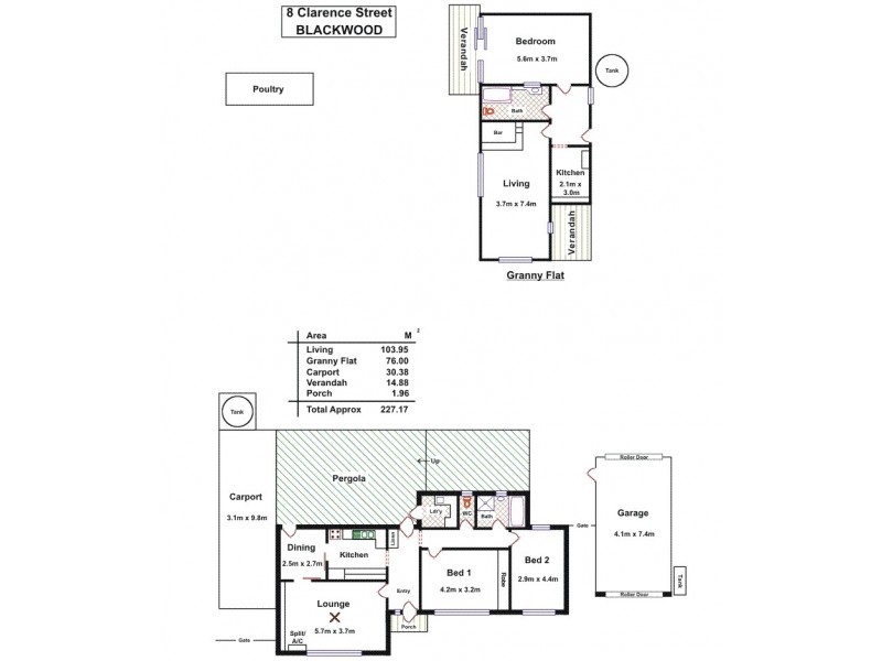 8 Clarence Street, Blackwood SA 5051 Floorplan