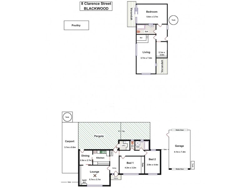 8 Clarence Street, Blackwood SA 5051 Floorplan
