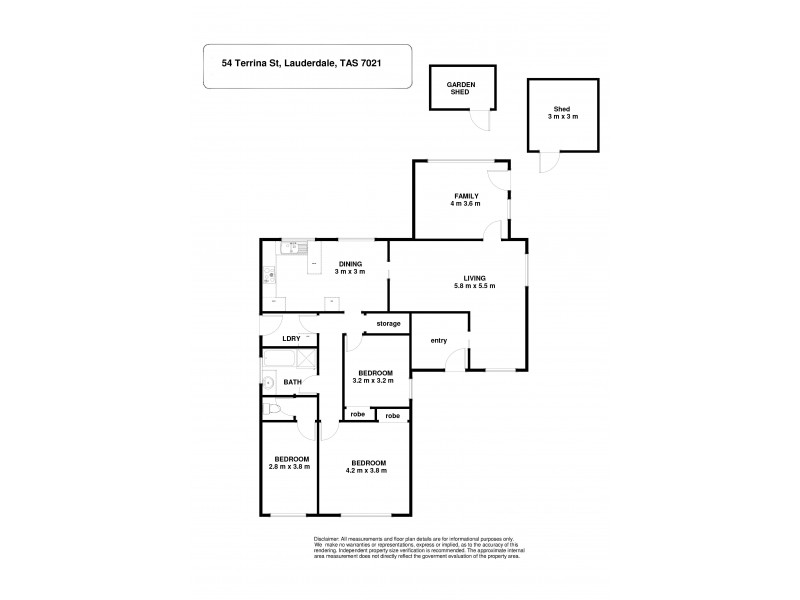54 Terrina Street, Lauderdale TAS 7021 Floorplan