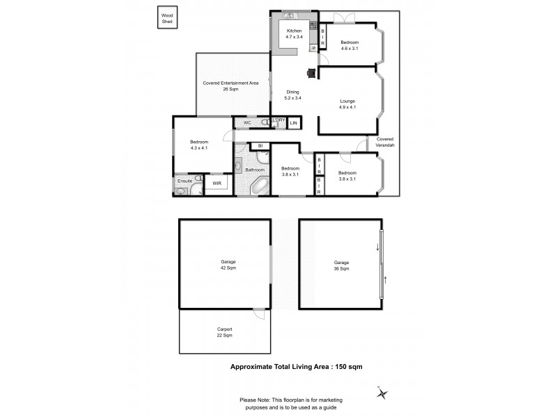 24 Bourbon Avenue, Richmond TAS 7025 Floorplan