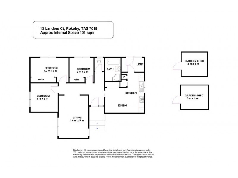 13 Landers Court, Rokeby TAS 7019 Floorplan