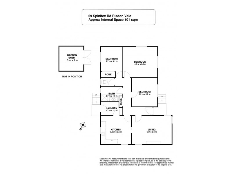 29 Spinifex Road, Risdon Vale TAS 7016 Floorplan