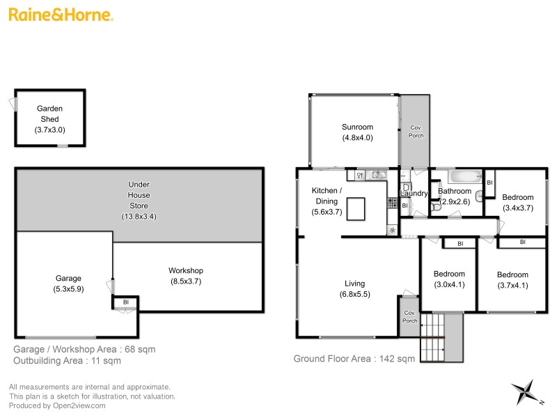 128 Flagstaff Gully Road, Lindisfarne TAS 7015 Floorplan