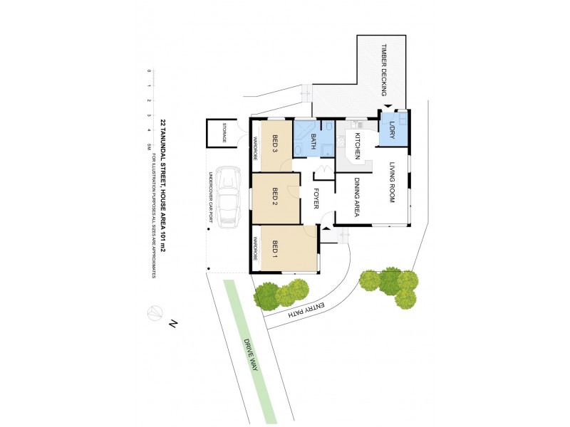 22 Tanundal Street, Howrah TAS 7018 Floorplan