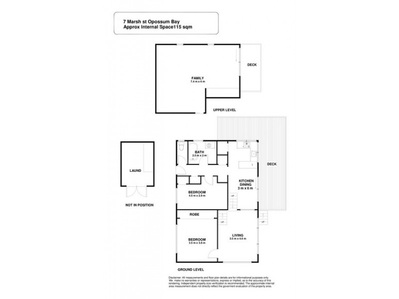 7 Marsh Street, Opossum Bay TAS 7023 Floorplan