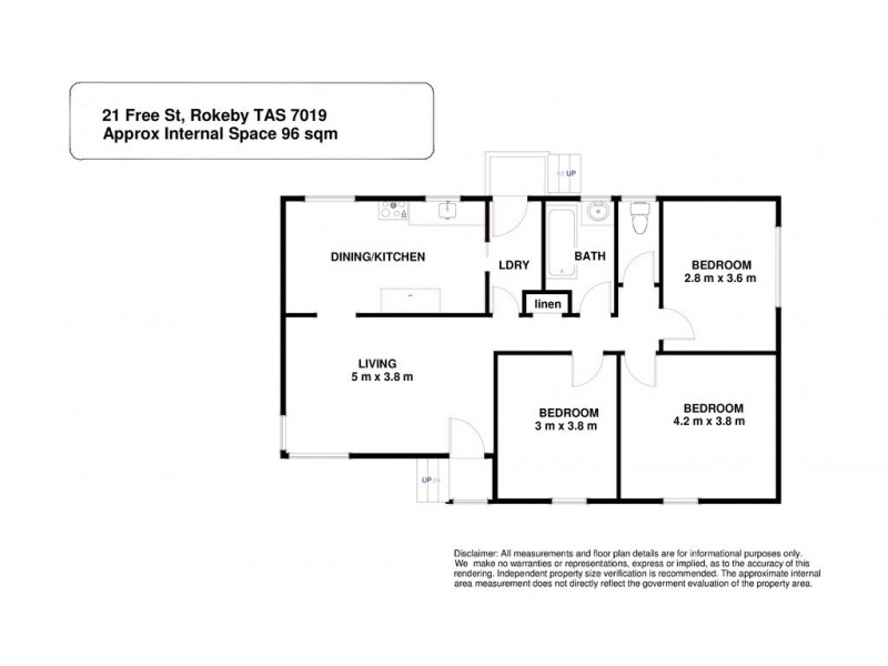 21 Free Street, Rokeby TAS 7019 Floorplan
