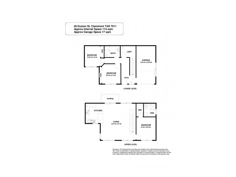 28 Euston Street, Claremont TAS 7011 Floorplan