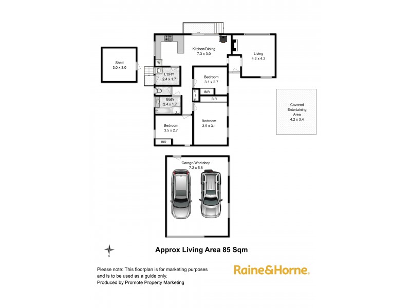 8 Benboyd Circle, Rokeby TAS 7019 Floorplan
