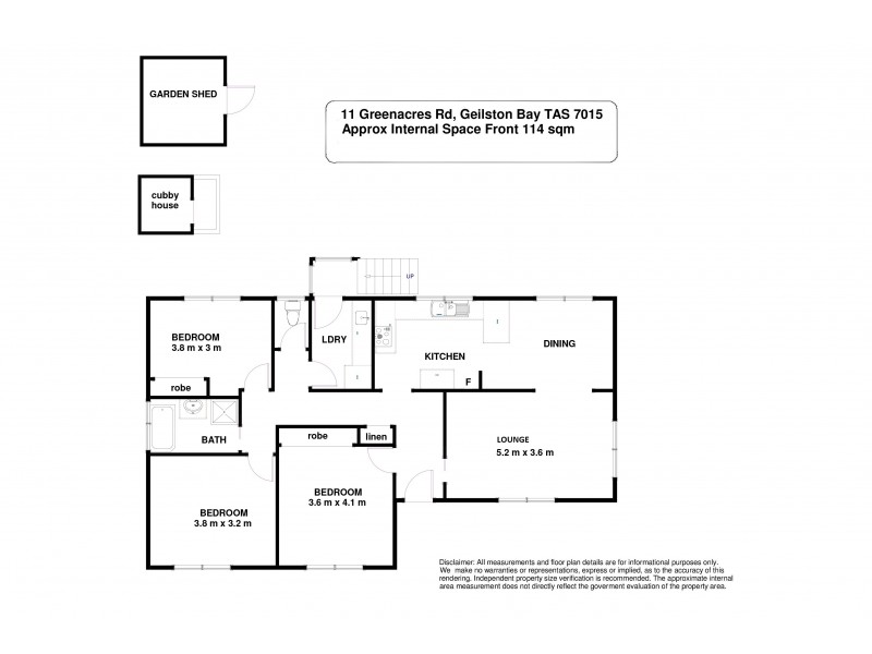 11 Greenacres Road, Geilston Bay TAS 7015 Floorplan