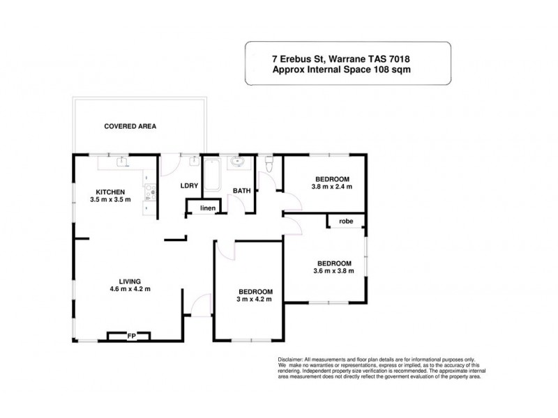 1/7 Erebus Street, Warrane TAS 7018 Floorplan