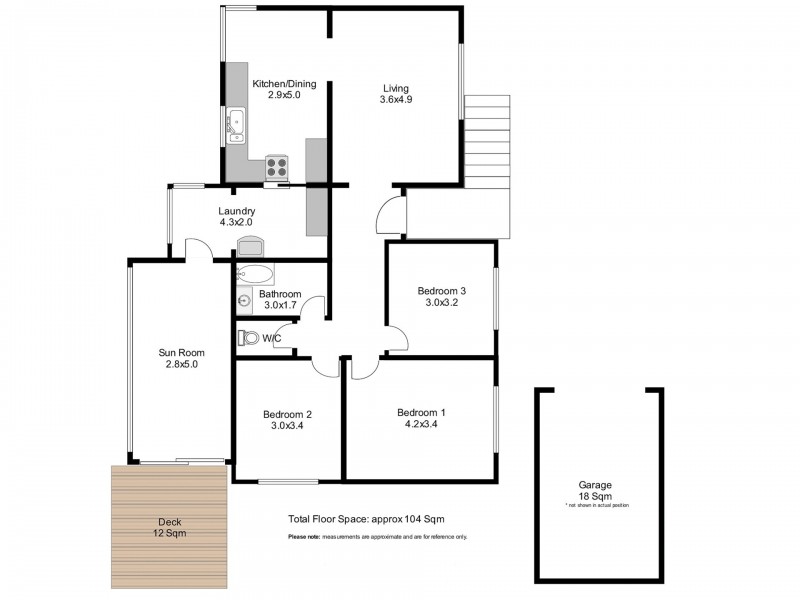 3 Charlecote Avenue, Clarendon Vale TAS 7019 Floorplan