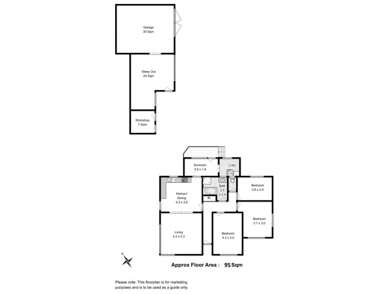 34 Erebus Street, Warrane TAS 7018 Floorplan