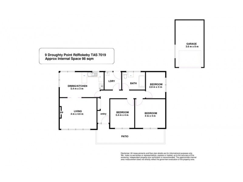 9 Droughty Point Road, Rokeby TAS 7019 Floorplan