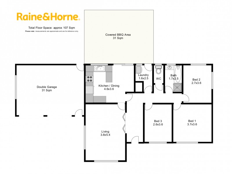 1 Jordan Place, Bridgewater TAS 7030 Floorplan